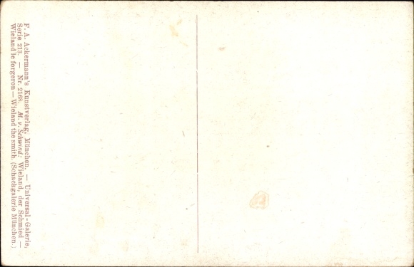 Artist PC Schwind, Moritz von, Wieland, the blacksmith, Ackermann 213 2168
