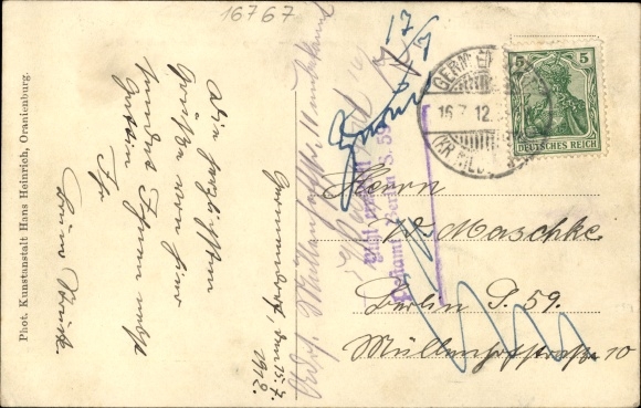 KP Germendorf Oranienburg w Brandenburgii, zajazd August Schenck