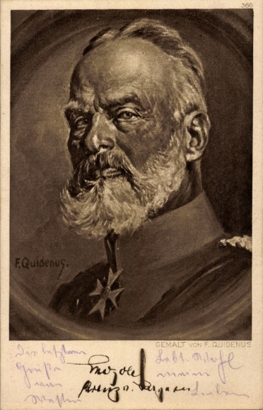 KP artystyczna Quidenus, Fritz, książę Leopold Bawarii, generał, portret