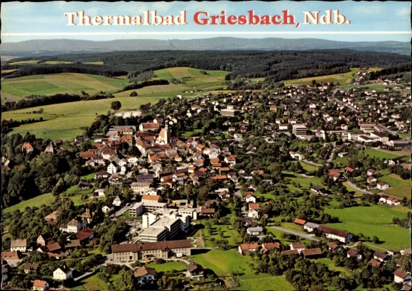Ak Bad Griesbach im Rottal Neder-Beieren, luchtfoto, verpleeghuis Rottal