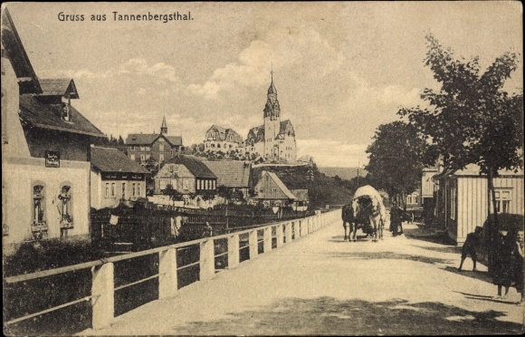 PC Tannenbergsthal in Vogtland, street section