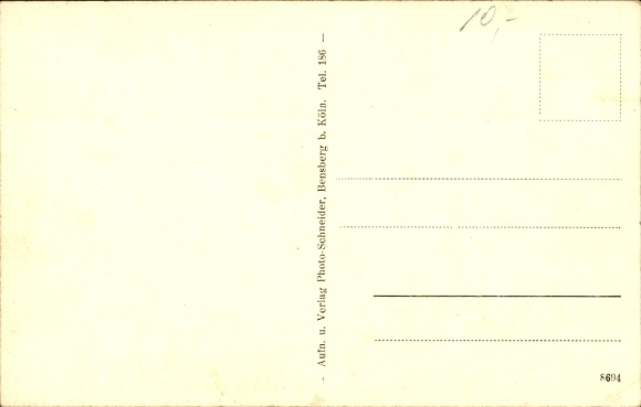 Postcard Hopesthal Rösrath in the Rheinisch Bergischen district, German Red Cross, state guide school VI