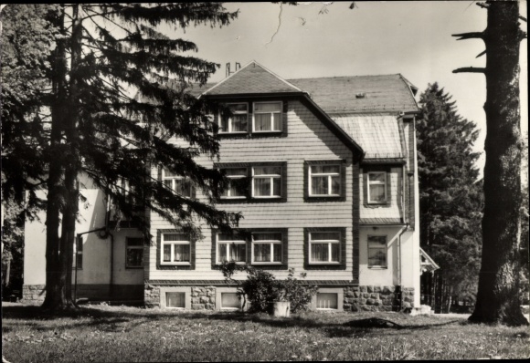 Postcard Tanne Oberharz am Brocken, view of the FDGB holiday home Ferienglück