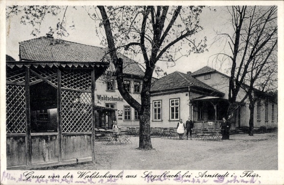 Dzielnica KP Siegelbach Arnstadt Ilm w Turyngii, Waldschenke