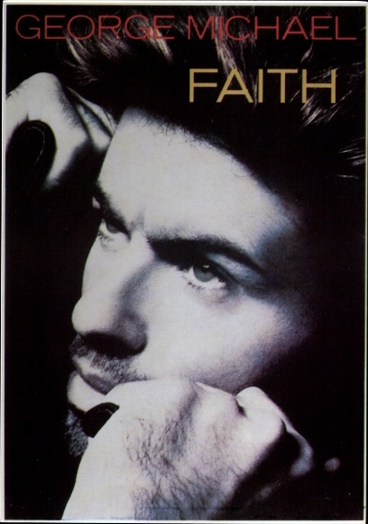 Ak Sänger George Michael, Portrait