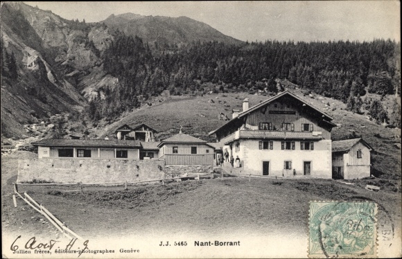 Postcard Les Contamines Montjoie Haute Savoie, Nant Borrant