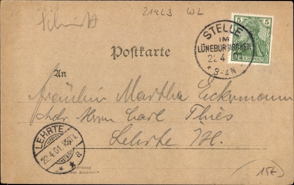 Ak Scharmbeck Winsen an der Luhe, Gasthof Jägersruh, Prinzess Chimags Lieblingslaube