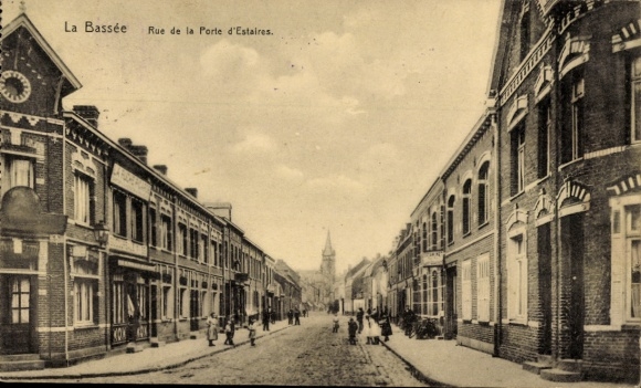 Ak La Bassée Nord,  Rue de la Porte d'Estaires