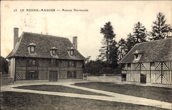 Ak Le Mesnil Mauger Calvados, Maison Normande