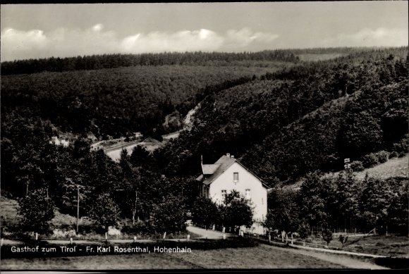 Ansichtkaart Hohenhain Freudenberg in het Siegerland, Gasthaus zum Tirol