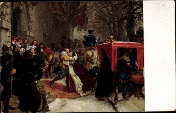 Künstler Ak Menzel, A. v., Leipzig in Sachsen, Gustav Adolph in Hanau, Nr. 31
