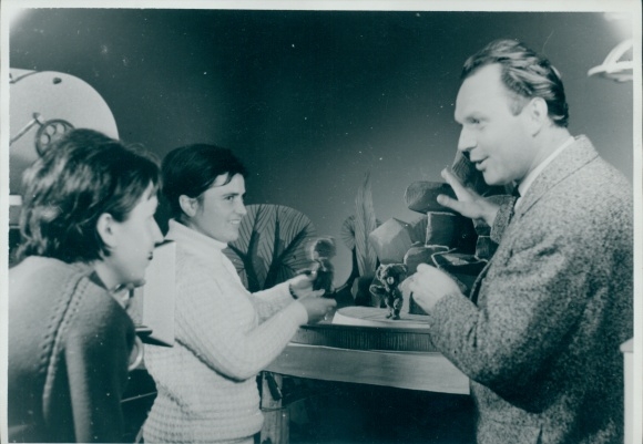 Postcard Our Sandman, Sandman, GDR children&#39;s television, Herbert K Schulz