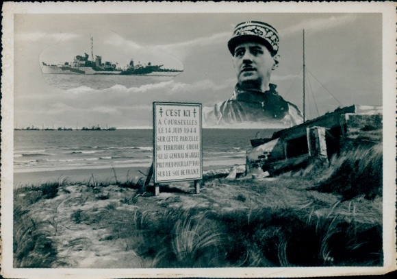 Photo Charles de Gaulle, President of the Republic, French warship