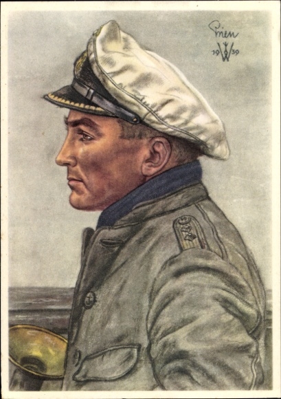 Artysta KP Willrich, Wolfgang, komandor porucznik Günther Prien, odznaczony Krzyżem Kawalerskim, VDA 1940
