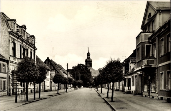 Postcard Neustadt Dosse in Brandenburg, Robert Koch Street