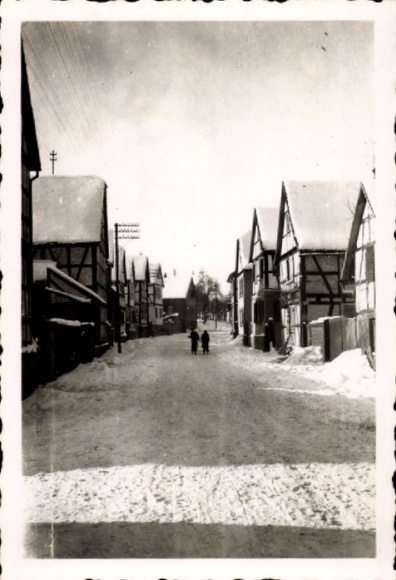 Foto Ostheim vor der Rhön Unterfranken, Windecker Straße, Winteransicht