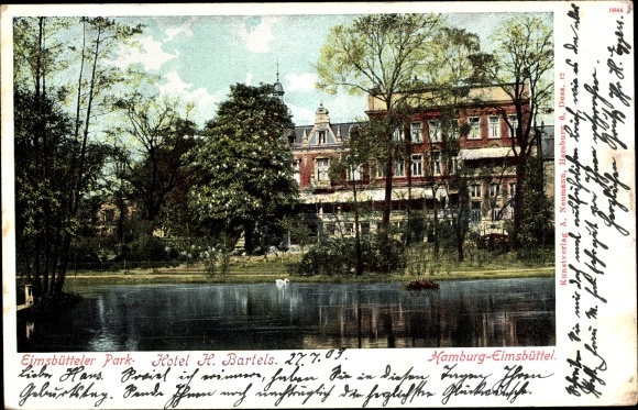 PC Hamburg Eimsbüttel, Eimsbütteler Park, Parkhotel