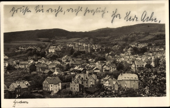 PC Herborn in Hessen, total view of the village