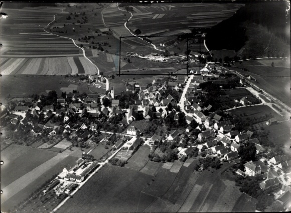Photo Fischach in Swabia, aerial photograph
