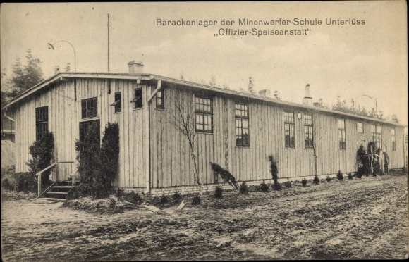 Ak Unterlüß Unterlüß Südheide, kazernekamp d. Mine launcher school, officierspension