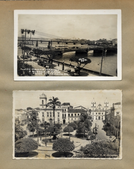 Photo album Brazil Rio Sao Paulo Recife, over 70 original photos around 1940