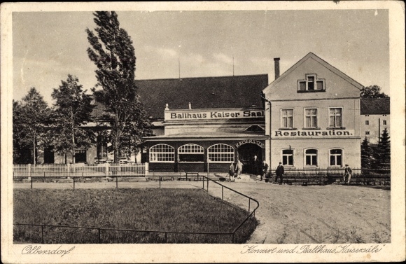PC Olbersdorf in Saxony, concert and ballroom imperial halls, owner Gustav Ebermann