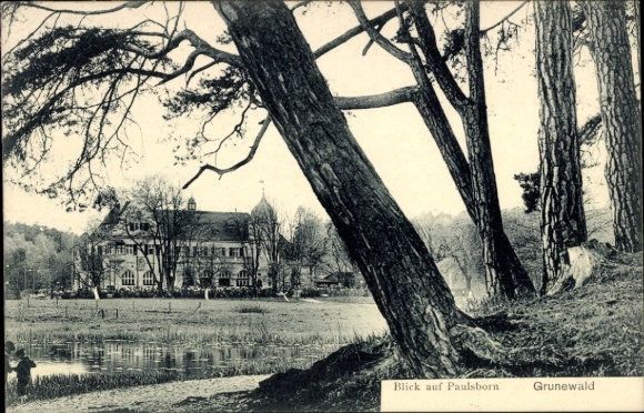 Postcard Berlin Wilmersdorf Grunewald, Paulsborn