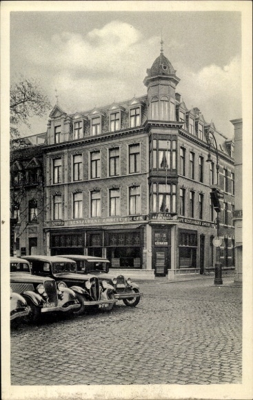 Ak Tilburg Noord-Brabant Nederland, Hotel de la Station