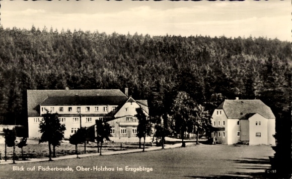 Ak Ober Holzhau Rechenberg Bienenmühle Erzgebirge, Fischerbaude