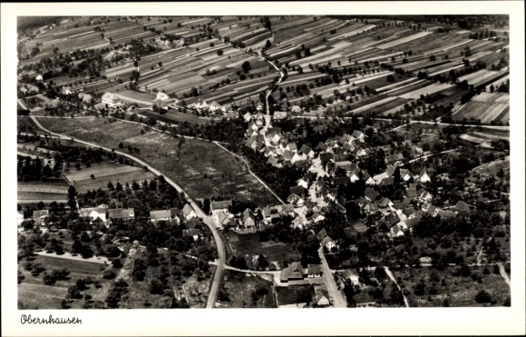 Ak Obernhausen Gersfeld in der Rhön Hessen, Luftbild