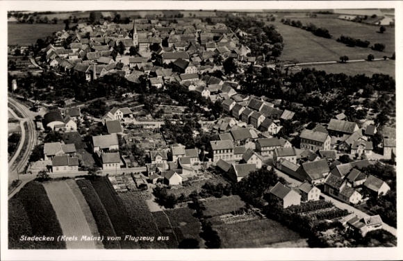 KP Stadecken Elsheim w Rheinhessen, zdjęcie lotnicze