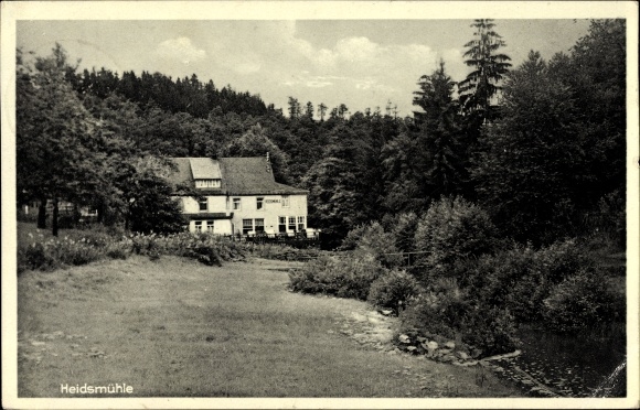 Ak Manderscheid in der Eifel Rheinland Pfalz, Ansicht der Gaststätte Heidsmühle