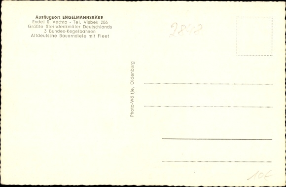 KP Endel Visbek w Oldenburgu, Engelmannsbäke