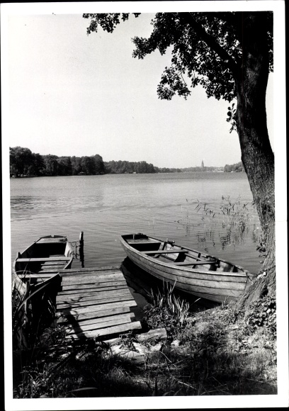 Photo Neuruppin in Brandenburg, Ruppiner See, 1973