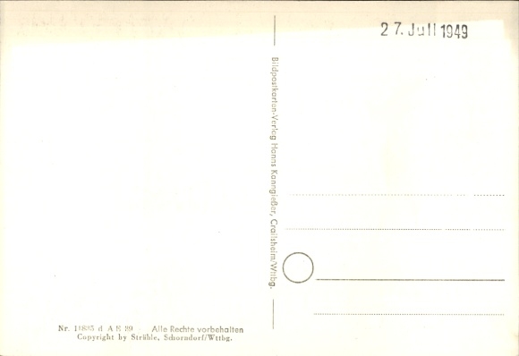 Postcard Schwaigern in Württemberg, aerial photograph
