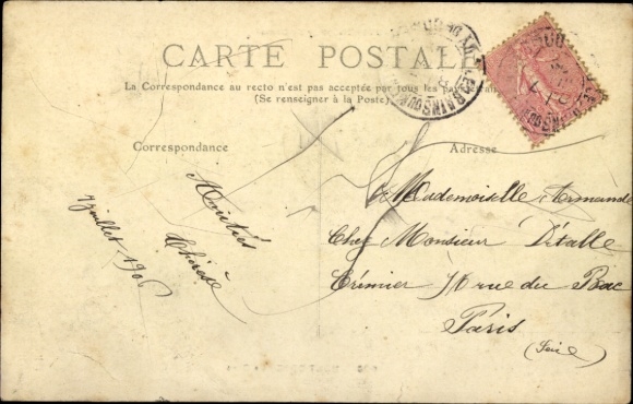 Postcard Le Mont Dore Puy de Dôme, La Gare