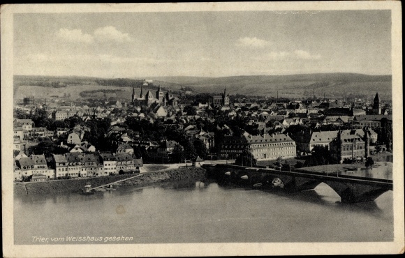 KP Trier nad Mozelą, widok z Weisshaus