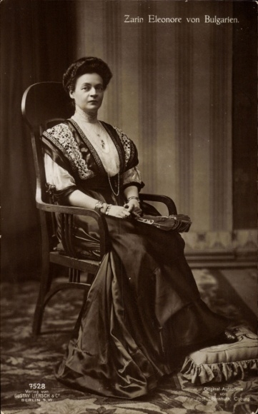 Postcard Tsarina Eleonore of Bulgaria, Princess of Reuss Köstritz, Portrait, Liersch 7528