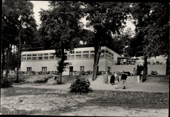 Ak Wesenberg in Mecklenburg, strandcafé Weißer See