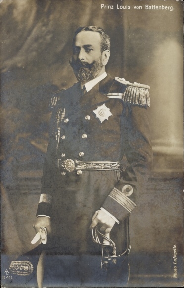 PC Prince Louis of Battenberg, uniform with medals