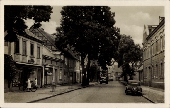 Ak Zehdenick in der Mark, Klosterstraße, Geschäfte