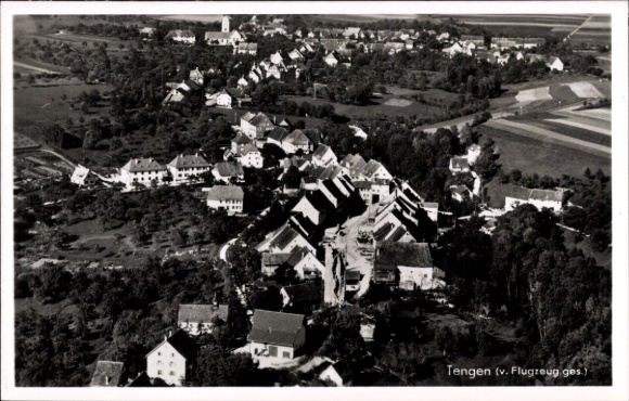 Ak Tengen in Baden, Fliegeraufnahme