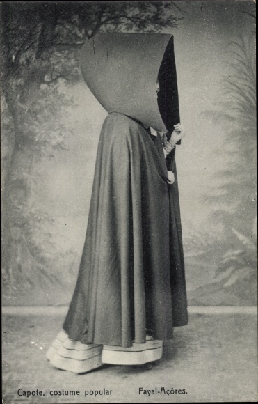 Ak Faial Fayal Azoren, Capote, costume popular