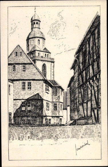 KP artysty Winkel, Karl, Gießen an der Lahn Hessen, na Sandstrasse, numer 8