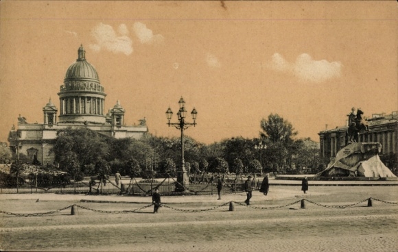Postcard Saint Petersburg Russia, Cathedral of St. Isaac