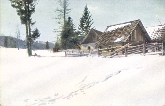 Postcard Mönichkirchen in Niederösterreich, Mönichkirchner Schwaig, Winter