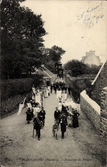 KP Plougasnou Finistère, Procession du Pardon