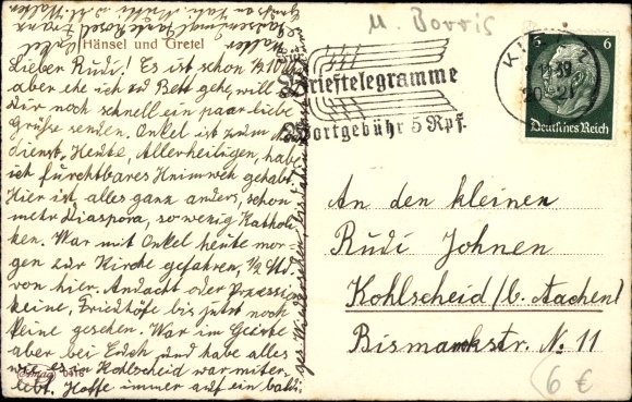 KP artystyczna Boriss, M., Hans en Grietje, Jaś i Małgosia, czarownica, kot