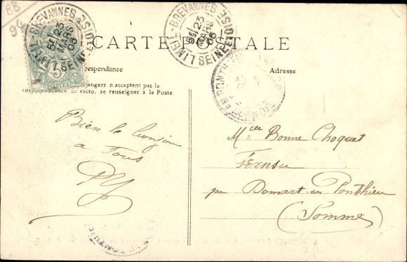Ak Limeil Brevannes Val de Marne, Grande Avenue du Château de Brevannes