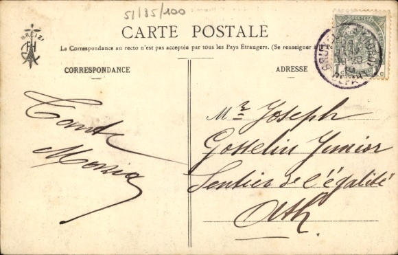 Song CPA Les Chansons de Botrel, Paimpolaise